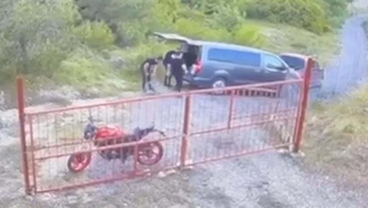 Define ararken ormanı yaktılar