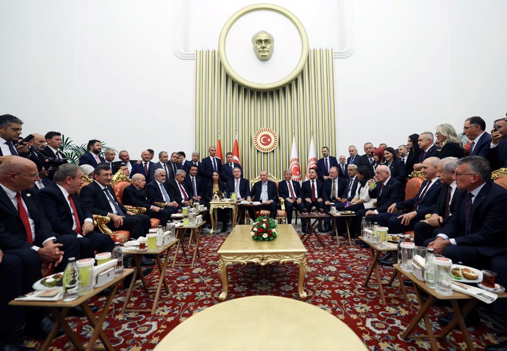 Meclis'te yeni yasama yılı resepsiyonu: Devletin zirvesi bir araya geldi - 6