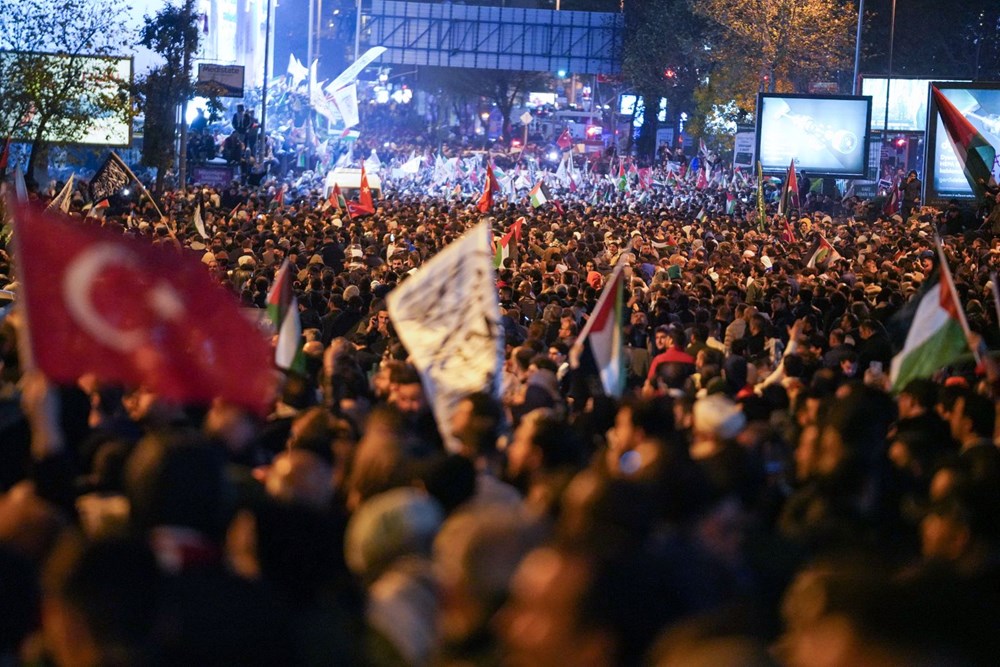 Yurt genelinde İsrail protestoları (Binlerce kişi sokaklara çıktı) - 16