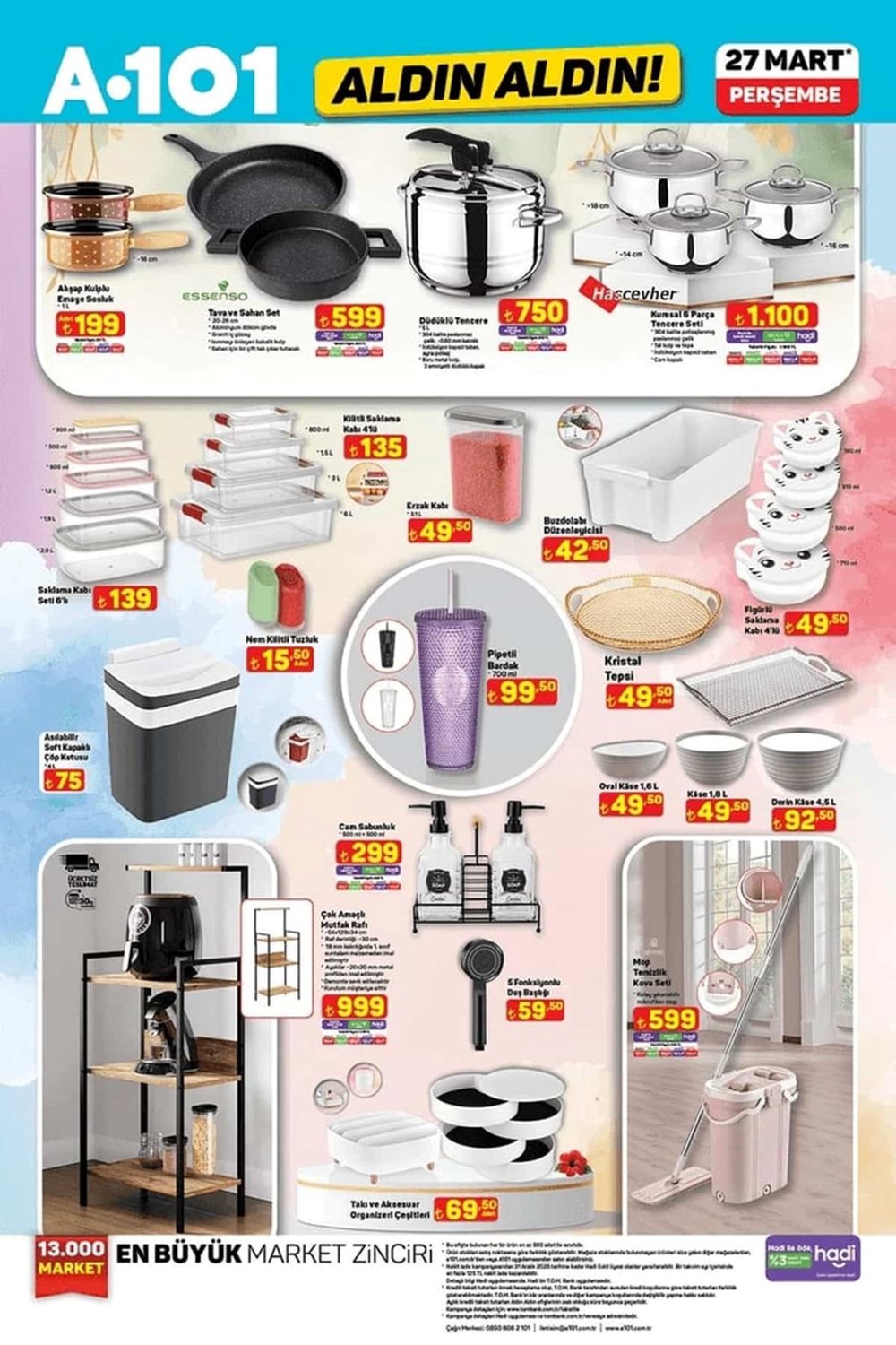 A101 Güncel Kataloğu 27 Mart Perşembe yayımlandı: Masa, iskemle setleri ve elektronik mutfak eserleri ve laptop geliyor 80 ZEWn4jcTTkms9n5bqGHoUw