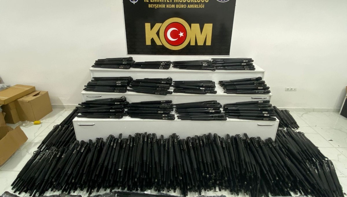 Konya'da silah kaçakçılarına operasyon