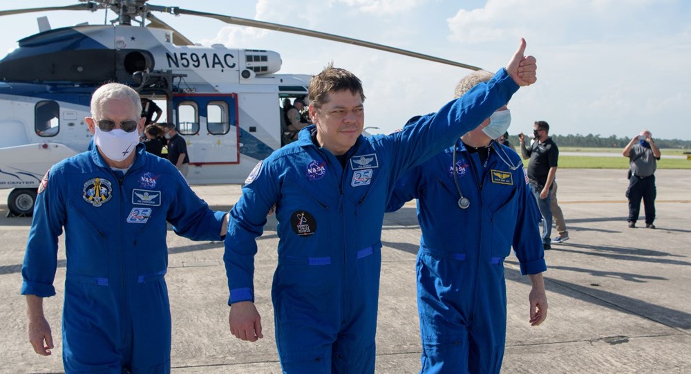 NASA astronotları SpaceX kapsülü ile Dünya'ya döndü - 7