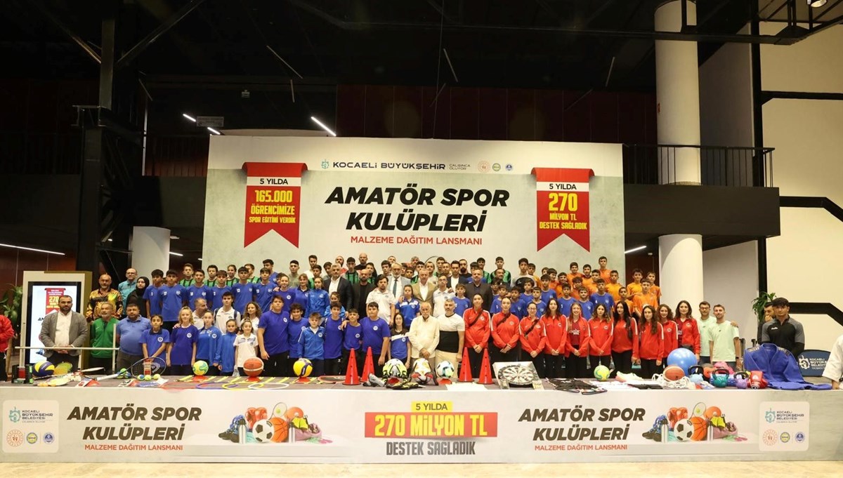 5 yılda 600 amatör spor kulübüne 270 milyon TL destek