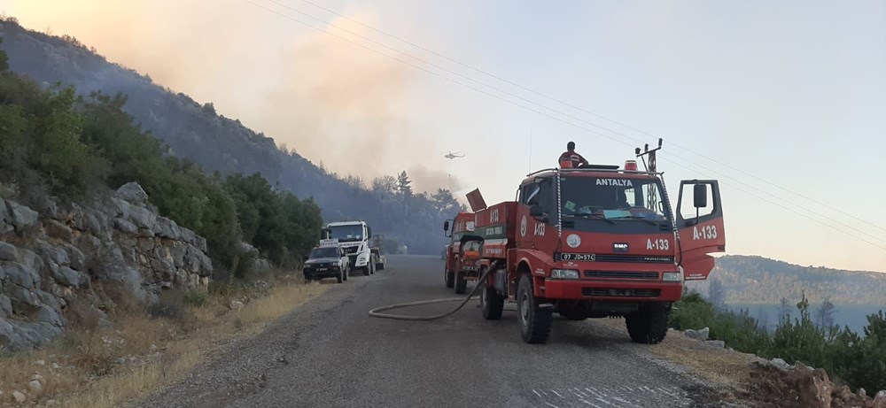 Manavgat'ta büyük orman yangını - 7