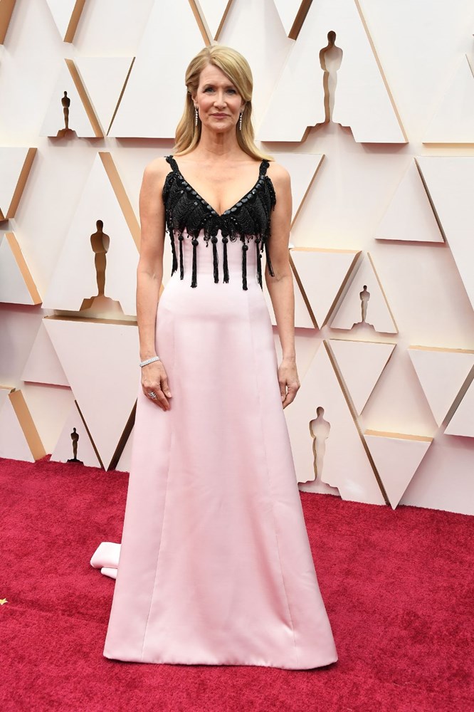 <p>Laura Dern oscar red carpet</p><p>Dress: Armani</p>