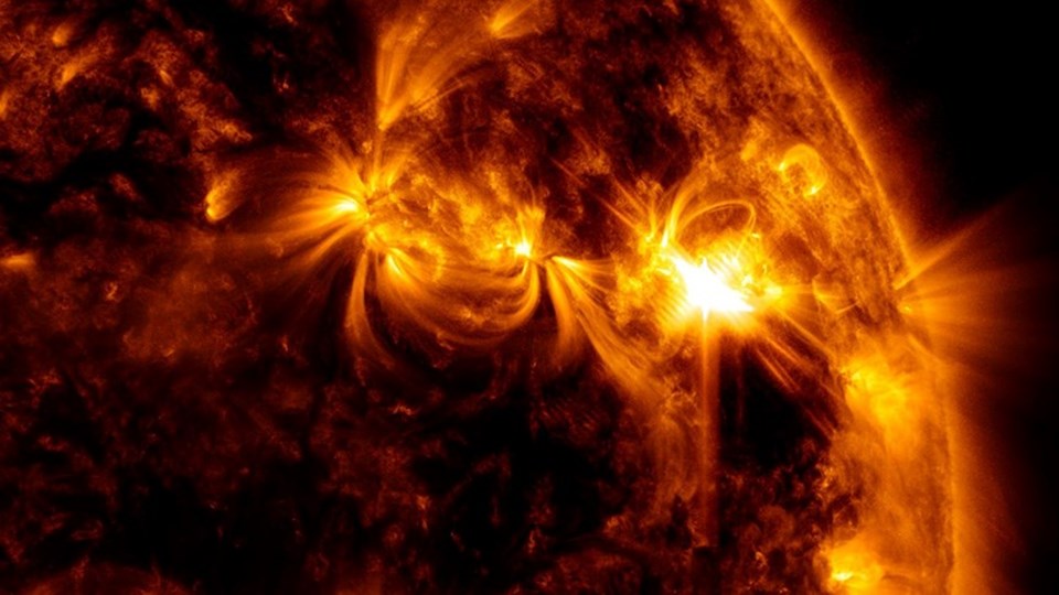 Güneş’teki patlamaların yayılma anı NASA tarafından görüntülendi - 1