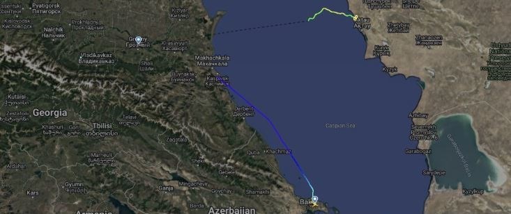 Uçak 75 dakika boyunca istikrarlı bir rota izleyemedi. Kaynak: FlightRadar24