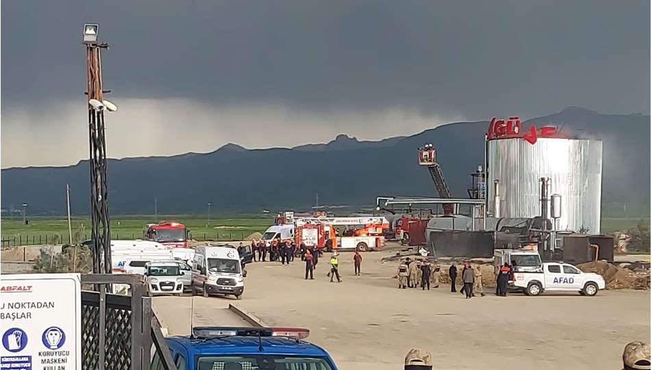 Erzurum'da asfalt üretim tesisinde patlama: 1 ölü, 1 yaralı