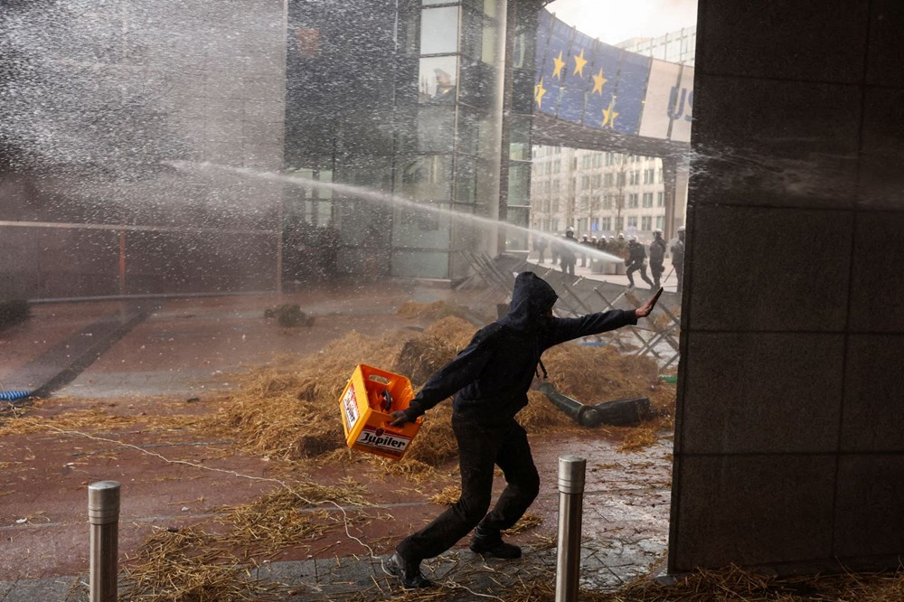 Çiftçilerin öfkesi büyüyor: Avrupa Birliği'nin başkenti kilitlendi - 11