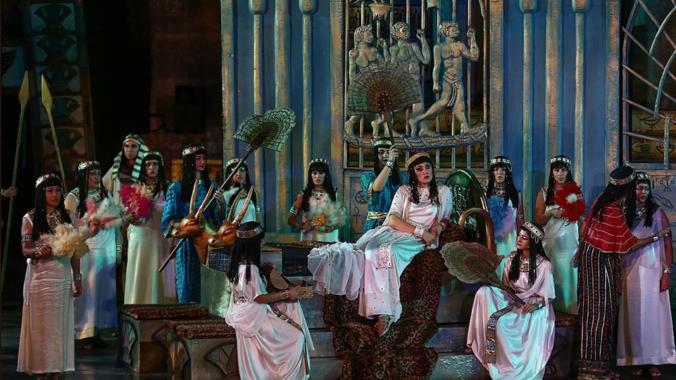 Aspendos Antik Tiyatrosu'nda Aida operası sahnelendi - 1