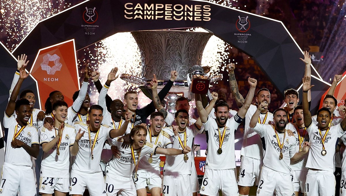 İspanya'da Süper Kupa Real Madrid'in İspanya'da Süper Kupa Real Madrid'in
