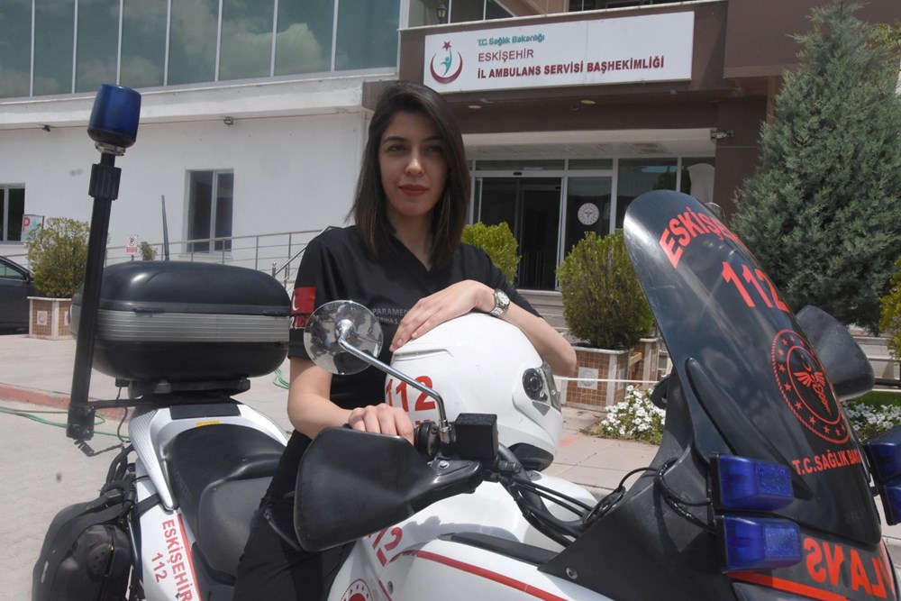 Türkiye'nin tek motosikletli kadın ATT'si Sabiha: Vakalara 3 dakikada ulaşıyor - 7