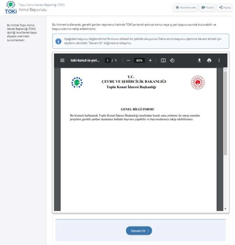 e-devlet üzerinden TOKİ sosyal konut başvurusu nasıl yapılır? - 3
