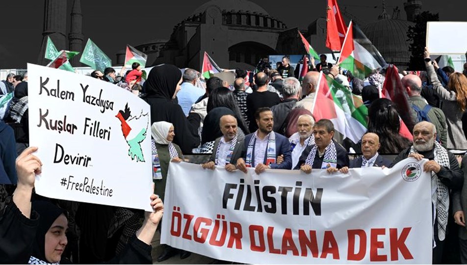 Türkiye, Gazze için ayakta: Binlerce kişi "Filistin'e Özgürlük" mitinglerinde buluştu