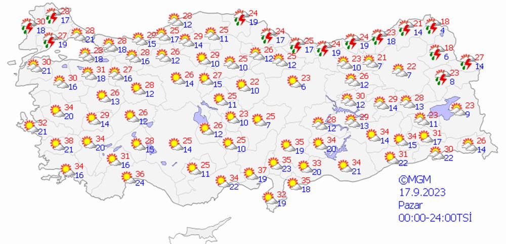 Meteoroloji'den 10 il için sağanak yağış uyarısı - 9