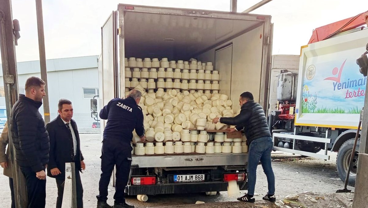 Tonlarca bozuk peynir ele geçirildi