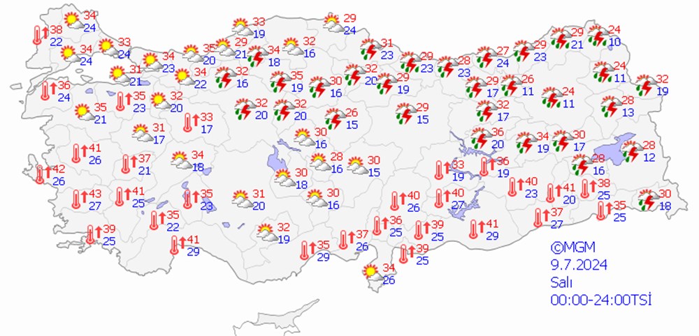 Meteoroloji'den uyarı: Hava sıcaklıkları mevsim normallerinin üstünde seyredecek - 5