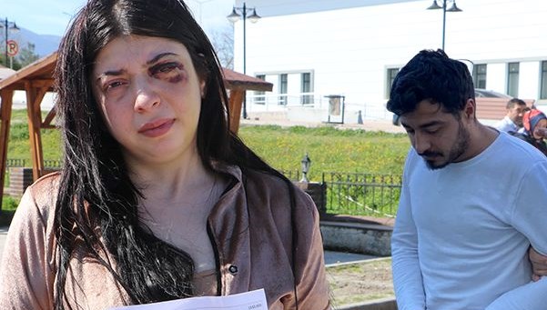 Samsun'da kadına şiddet