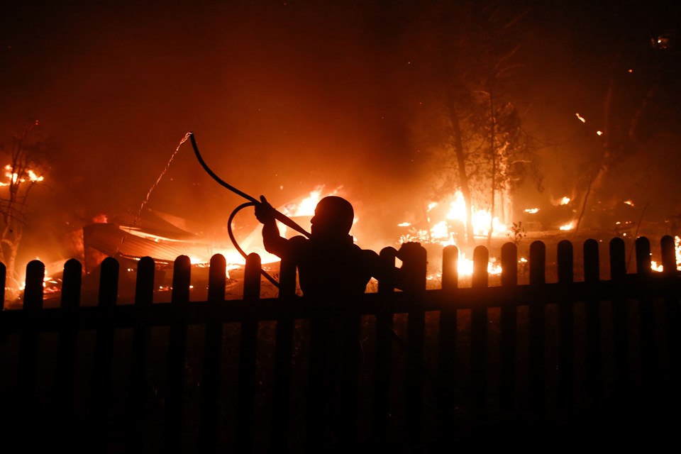 Yunanistan'da yeni orman yangınları çıktı - 2