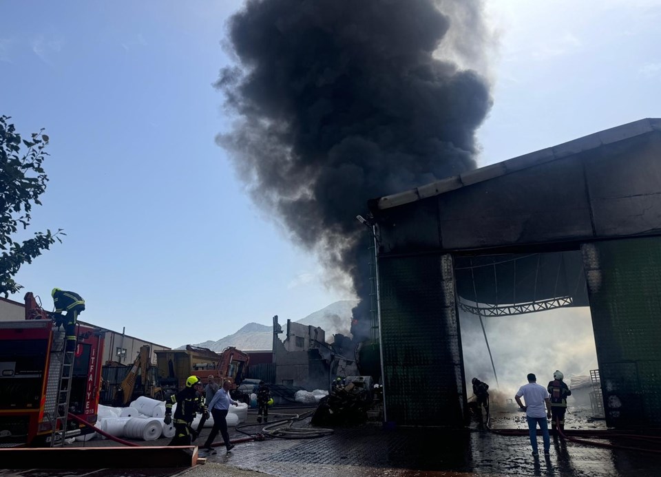 Kayseri'de fabrika yangını - 2