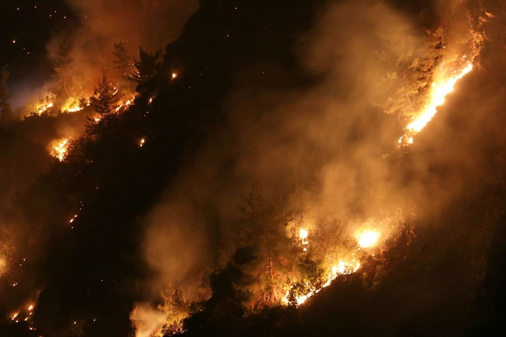 Antalya, Adana, Mersin, Aydın, Muğla, Osmaniye ve Kayseri'de orman yangınları - 44