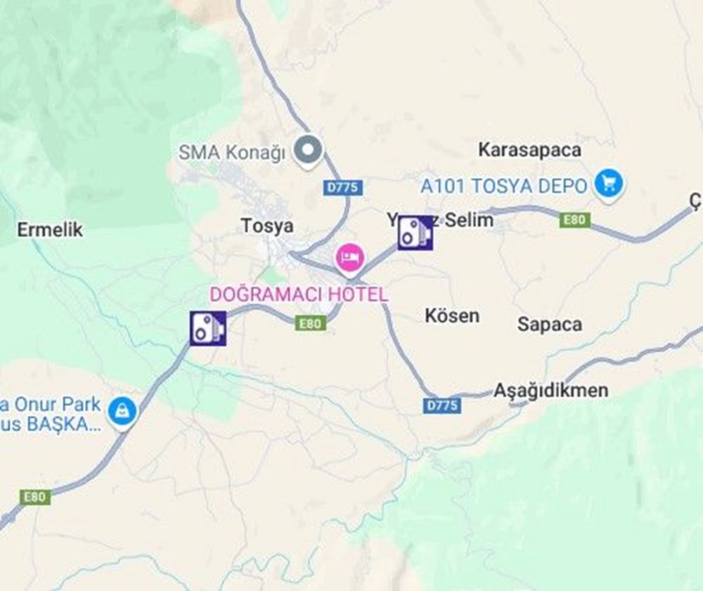 Yola çıkacaklar dikkat... Sabit radar noktaları belli oldu - 57