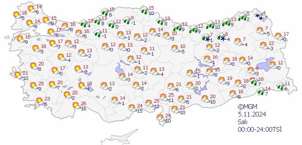 Kış geldi! Soğuk hava etkili oluyor, kar yağışı bekleniyor - 6