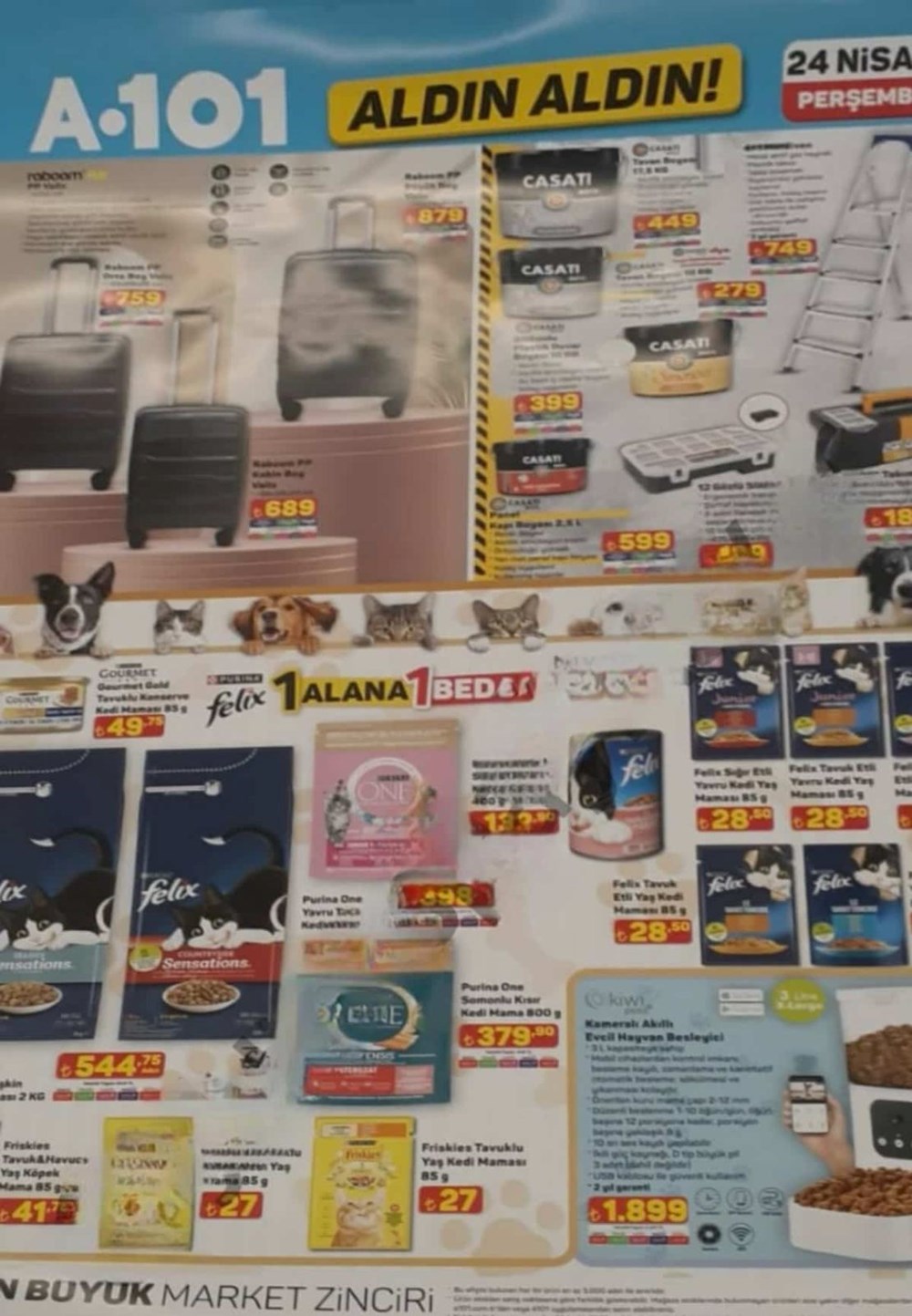 A101 Aktüel Kataloğu 17-24 Nisan indirimleri: Beyaz eşya, yatak, küçük konut aletleri geliyor 79 ZbMRtCa2PkmPyc3br3yczA