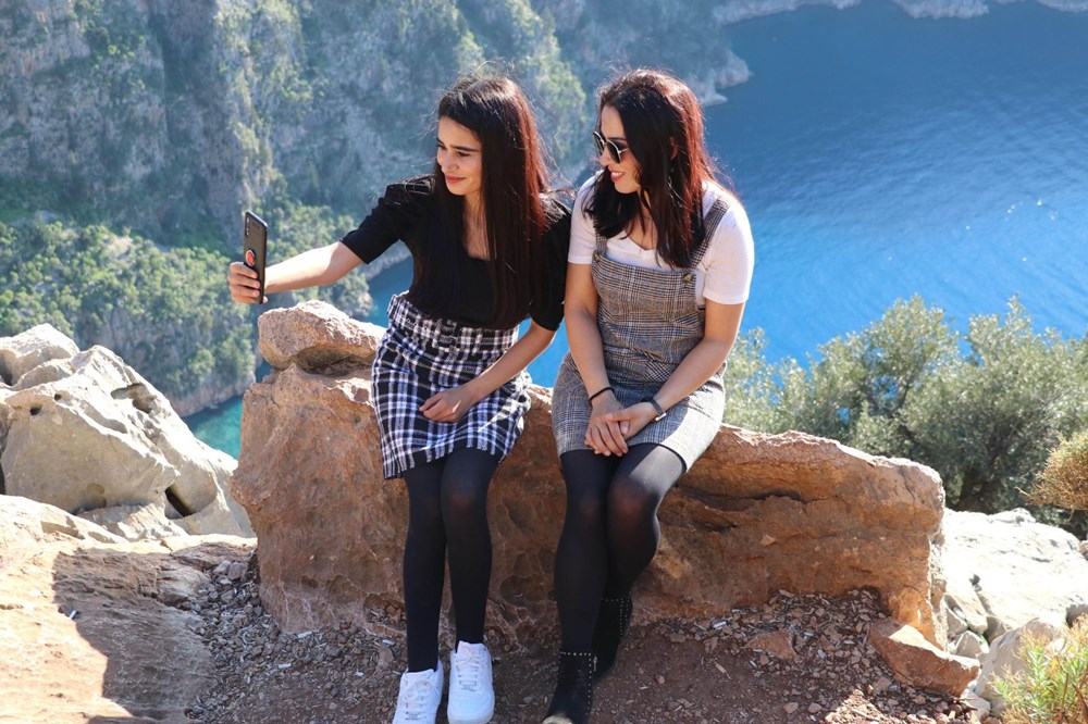 Kelebekler Vadisi'nde tehlikeli anlar! Bir kare fotoğraf için ölümü göze alıyorlar - 3