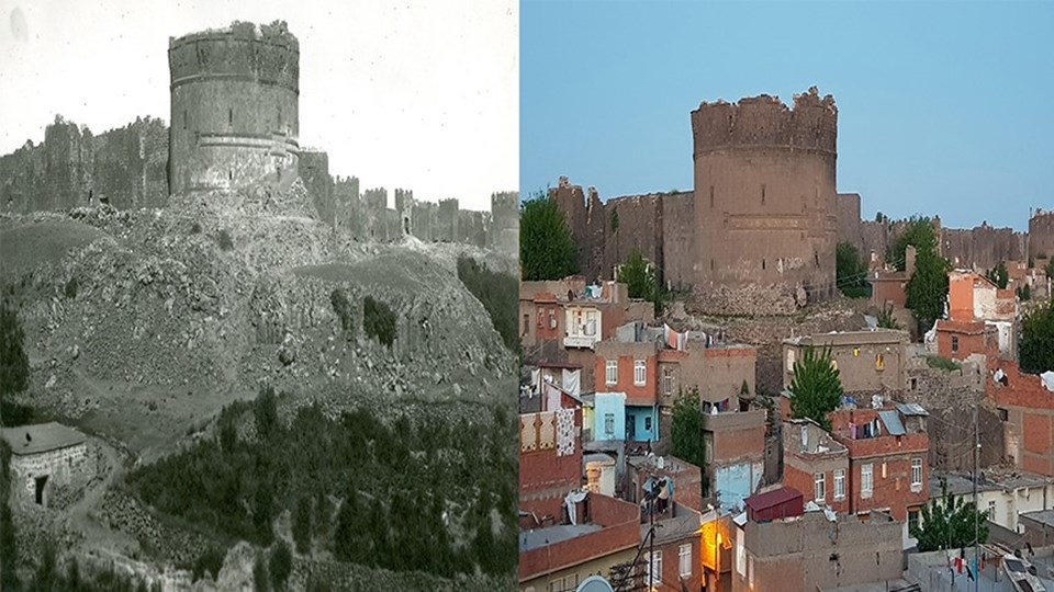 Tarihi yapıların asırlık yolculuğu aynı kadrajdan görüntülendi - 1