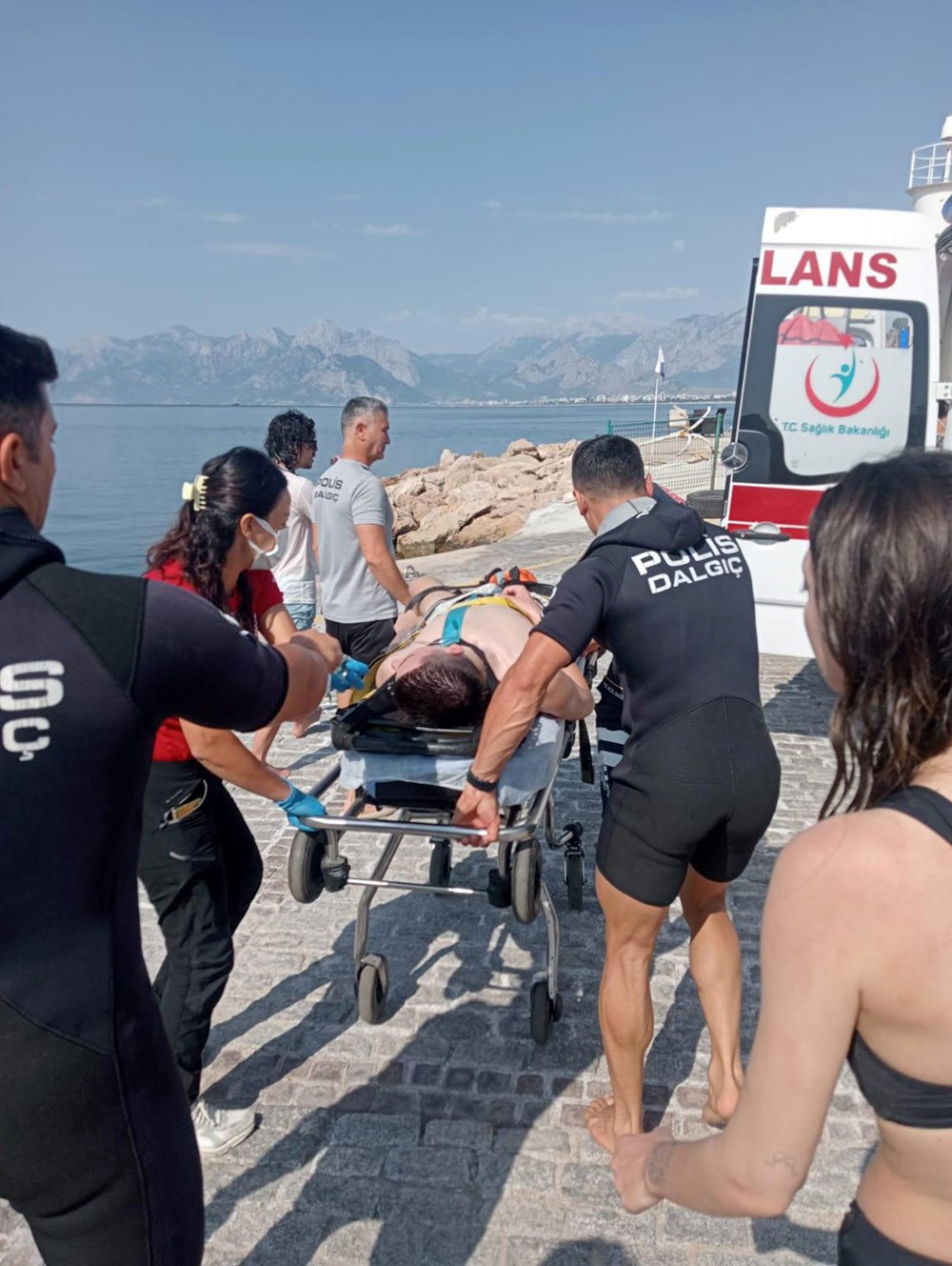 Antalya'da SUP board sırasında feci olay - 1