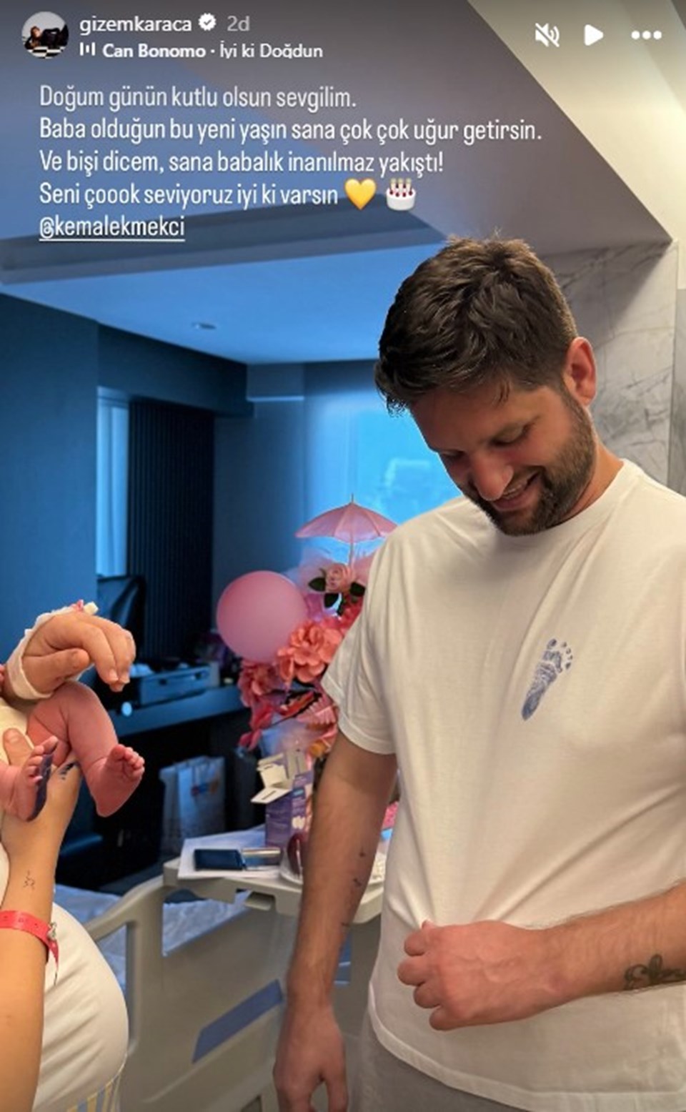 Anne olan Gizem Karaca'dan doğum günü mesajı: "Babalık inanılmaz yakıştı" - 2