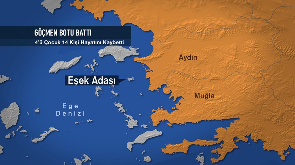 Ege'de göçmenleri taşıyan bot battı: 15 ölü - 1