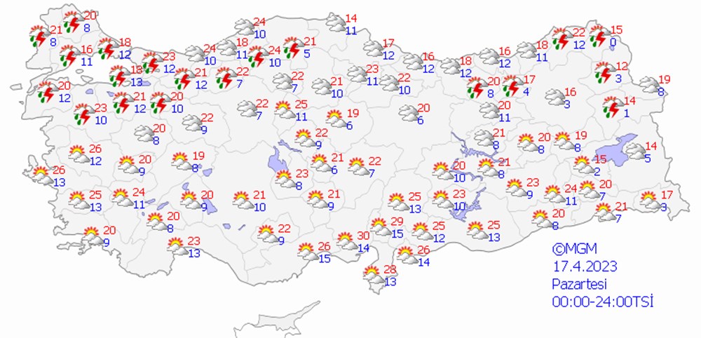 Hava sıcaklıkları artacak: Mevsim normallerinin 5 derece üstünde! (Bugün hava nasıl olacak?) - 11