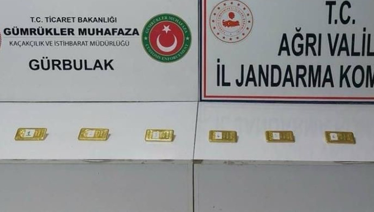 Ağrı'da 11 milyon lira değerinde altın ele geçirildi