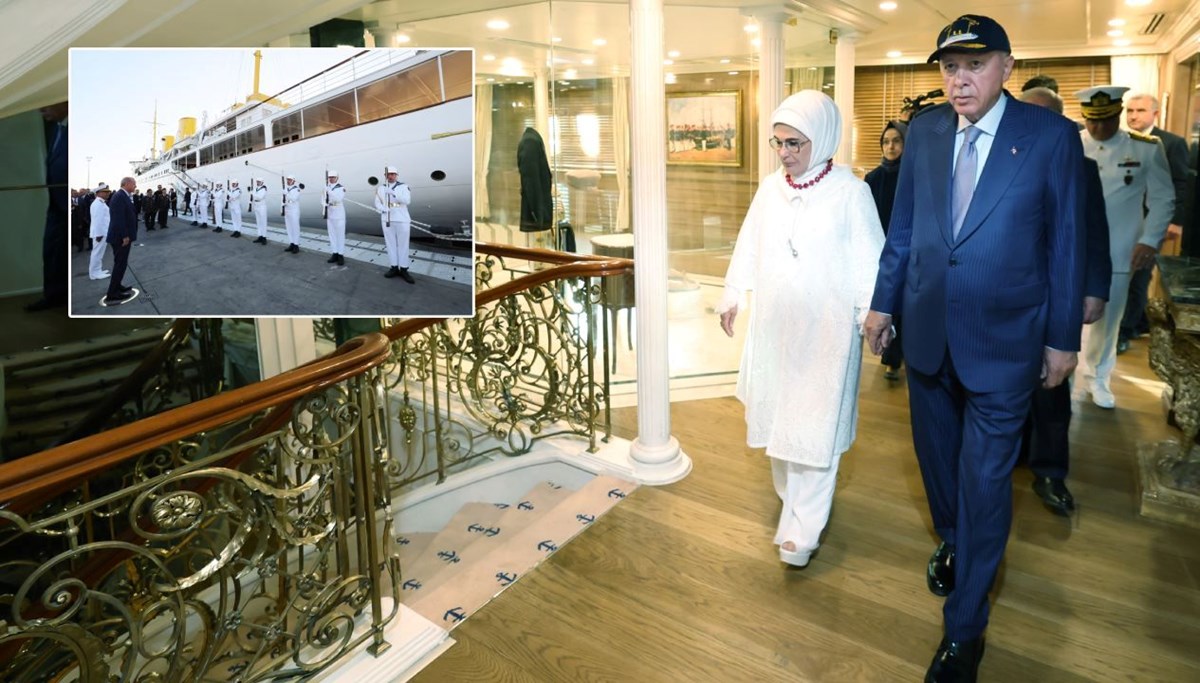 Cumhurbaşkanı Erdoğan Savarona'da