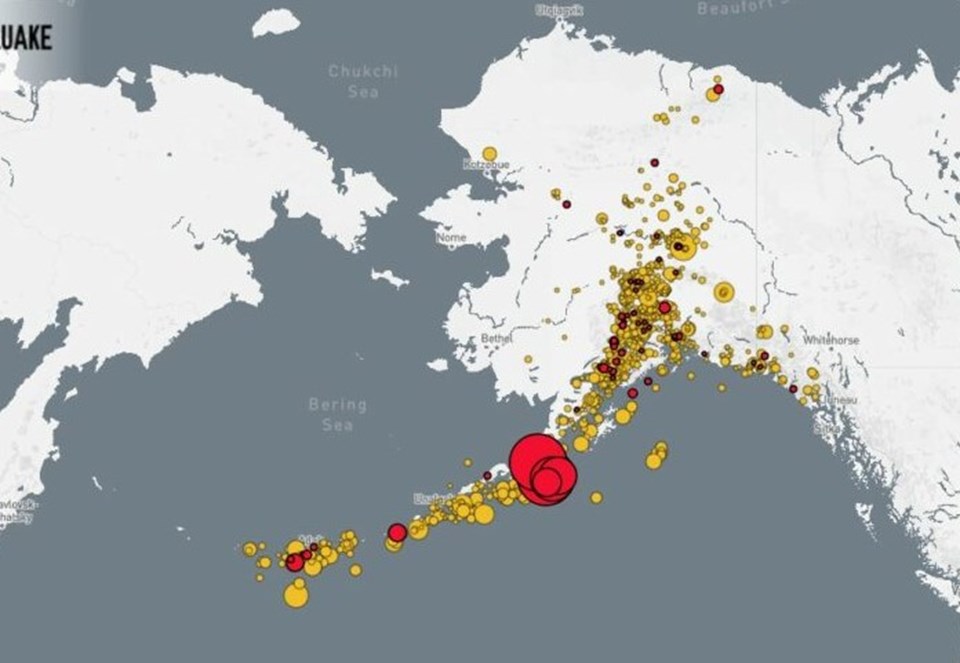 ABD'nin Alaska eyaletinde 8,2 büyüklüğünde deprem: Tsunami uyarısı yapıldı - 1