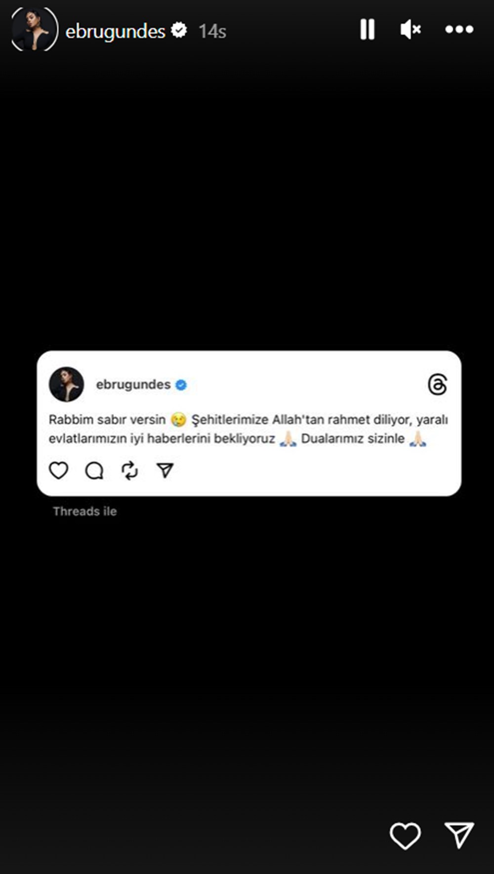 Ünlü isimlerden hain saldırı sonrası taziye mesajları: Milletimizin başı sağ olsun - 18