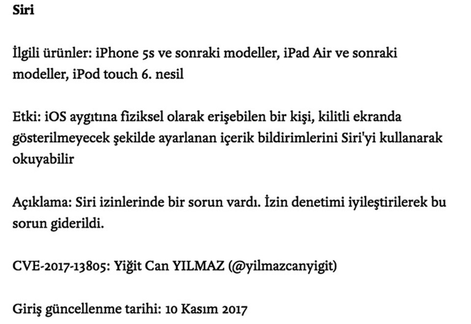16 yaşındaki Türk lise öğrencisi Apple'ın açığını buldu - 1