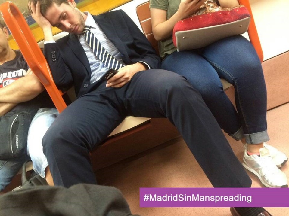 Madrid Belediyesi'nden erkeklere: “Yayılarak oturmayı kes" - 2