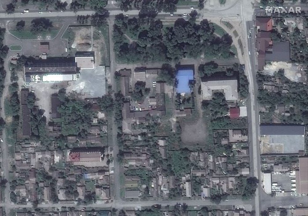 Mariupol kentindeki yıkım uydudan görüntülendi - 4
