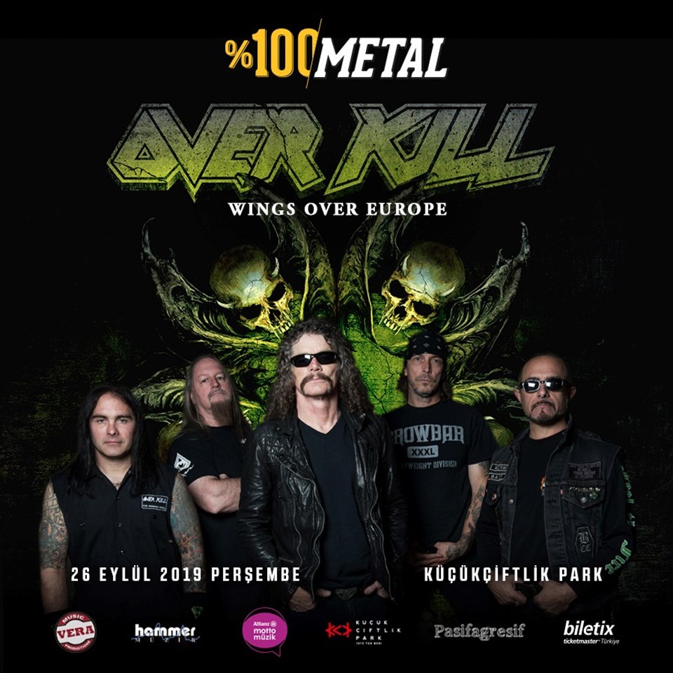 Thrash metalin dev ismi Overkill'in Türkiye konserlerine geri sayım - 1
