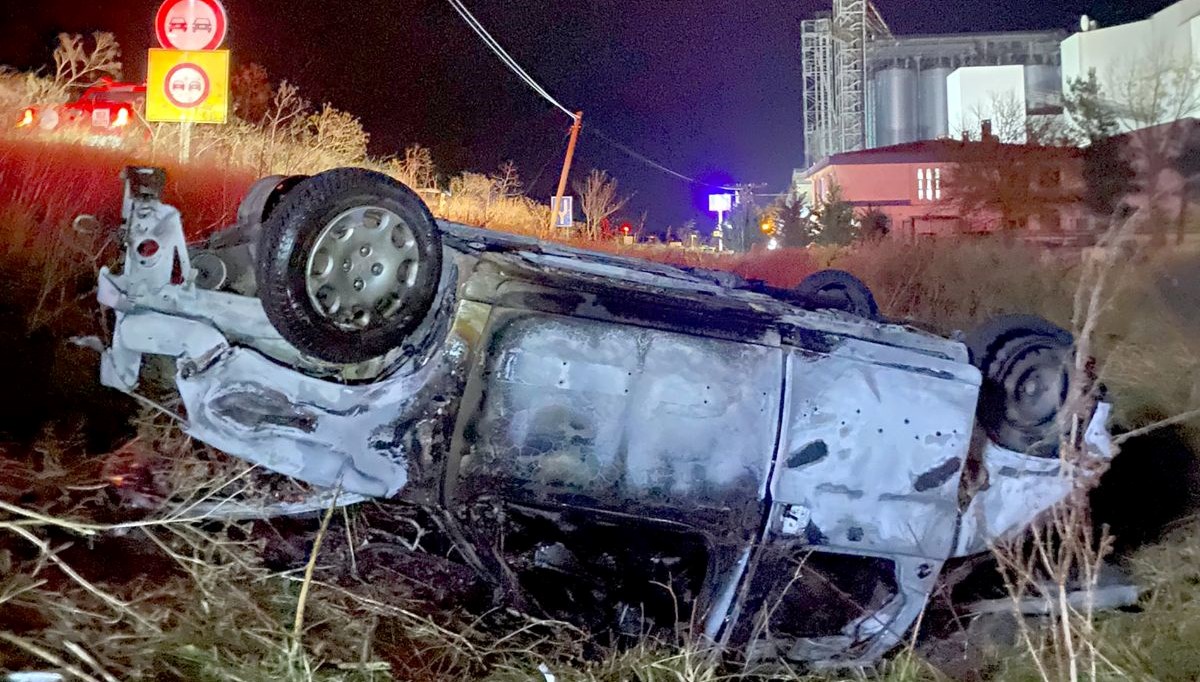 Tekirdağ’da feci kaza: Otomobilden fırlayan sürücü can verdi