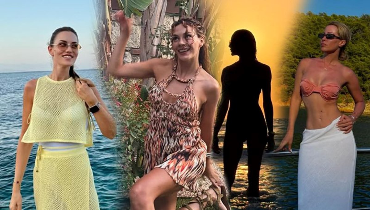 Ünlülerden tatil pozları