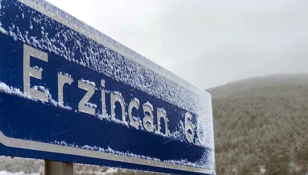 Erzincan’a soğuk hava uyarısı