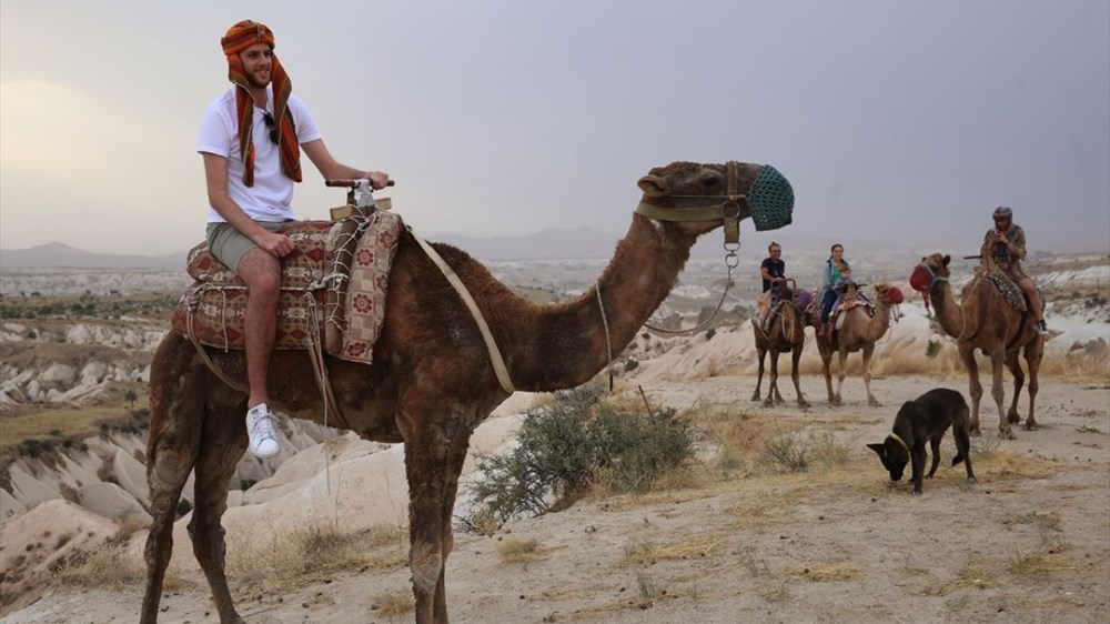 This isn't the Sahara Desert! Cappadocia Camel Tour between Fairy Chimneys Burası Sahra Çölü değil, Kapadokya Peri Bacaları (Kapadokya deve turu) - 15