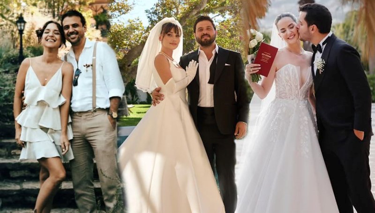 Kısa süre önce dünyaevine giren ünlü çiftler