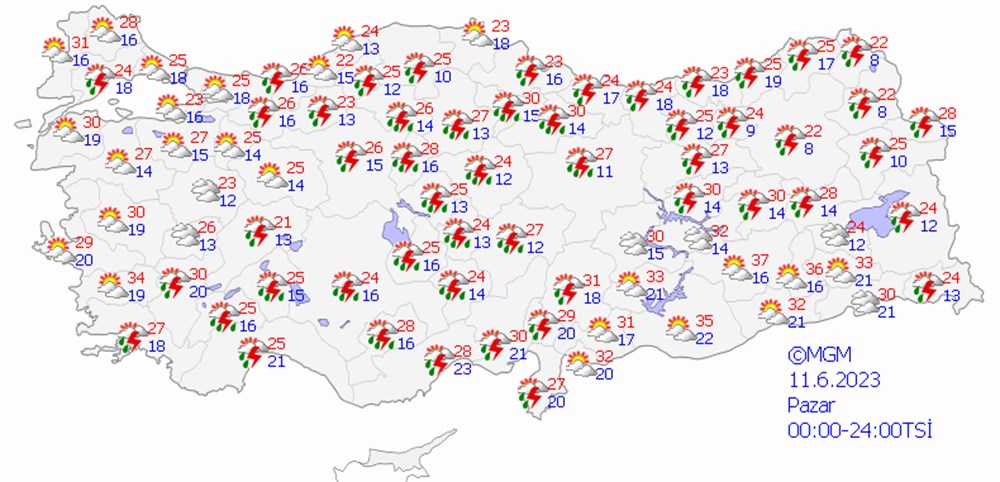 Meteoroloji 20 il için uyardı (bugün hava nasıl olacak?) - 5