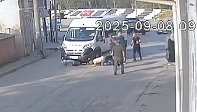 Tekirdağ’da okul yolunda feci kaza