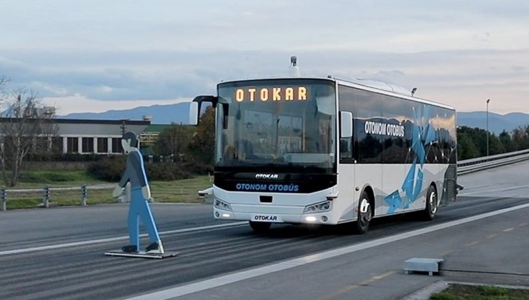 Türkiye'nin sürücüsüz otobüsü testleri başarıyla geçti